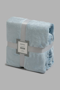 Redtag-Blue-Ultra-Soft-Blanket-
(Double-Size)-Blankets-Home-Bedroom-