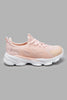 Redtag-Pink-Lace-Up-Sneaker-With-Overlay-Character,-Colour:Pale-Pink,-Filter:Women's-Footwear,-New-In,-New-In-Women-FOO,-Non-Sale,-W21B,-Women-Trainers-Women's-