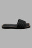 Redtag-Black-Quilt-Mule-Character,-Colour:Black,-Filter:Women's-Footwear,-New-In,-New-In-Women-FOO,-Non-Sale,-W21B,-Women-Casual-Sandals-Women's-