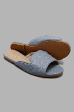 Load image into Gallery viewer, Redtag-Blue-Quilt-Upper-Mule-Character,-Colour:Blue,-Filter:Women&#39;s-Footwear,-New-In,-New-In-Women-FOO,-Non-Sale,-W21B,-Women-Casual-Sandals-Women&#39;s-
