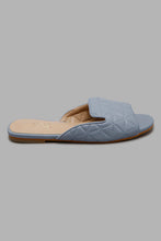 Load image into Gallery viewer, Redtag-Blue-Quilt-Upper-Mule-Character,-Colour:Blue,-Filter:Women&#39;s-Footwear,-New-In,-New-In-Women-FOO,-Non-Sale,-W21B,-Women-Casual-Sandals-Women&#39;s-
