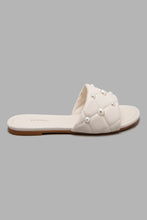 Load image into Gallery viewer, Redtag-Ivory-Pearl-Mule-Character,-Colour:Ivory,-Filter:Women&#39;s-Footwear,-New-In,-New-In-Women-FOO,-Non-Sale,-W21B,-Women-Casual-Sandals-Women&#39;s-
