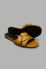 Redtag-Mustard-Mule-With-Black-Edge-Stain-Character,-Colour:Mustard,-Filter:Women's-Footwear,-New-In,-New-In-Women-FOO,-Non-Sale,-W21B,-Women-Casual-Sandals-Women's-