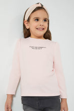 Load image into Gallery viewer, Pink Slogan Print T-Shirt
