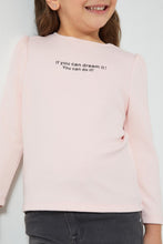 Load image into Gallery viewer, Pink Slogan Print T-Shirt
