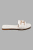 Redtag-Ivory-Buckle-Mule-Character,-Colour:Ivory,-Filter:Women's-Footwear,-New-In,-New-In-Women-FOO,-Non-Sale,-W21B,-Women-Casual-Sandals-Women's-