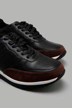 Load image into Gallery viewer, Redtag-Black-Color-Block-Sneaker-Character,-Colour:Black,-Filter:Men&#39;s-Footwear,-Men-Casual-Shoes,-New-In,-New-In-Men-FOO,-Non-Sale,-W21B-Men&#39;s-0
