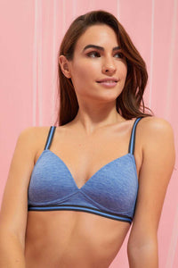 Redtag-Dark-Grey/Blue-Melange-Plain-Non-Wired-Bra-(2-Pack)-Colour:Assorted,-Filter:Women's-Clothing,-New-In,-New-In-Women,-Non-Sale,-Section:Women,-W21B,-Women-Bras-Women's-