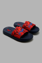 تنزيل الصورة على معرض الصور، Redtag-Navy-Spiderman-Embossed-Slide-Boys-Flip-Flops,-Character,-Colour:Navy,-Filter:Boys-Footwear-(3-to-5-Yrs),-New-In,-New-In-BOY-FOO,-Non-Sale,-W21B-Boys-3 to 5 Years
