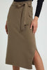Redtag-Beige-Belted--Midi-Skirt-Skirts-Women's-
