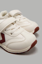 Load image into Gallery viewer, Redtag-White-Star-Trim-Sneaker-Sneakers-Infant-Boys-1 to 3 Years
