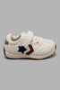 Redtag-White-Star-Trim-Sneaker-Sneakers-Infant-Boys-1 to 3 Years