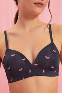 Redtag-Dark-Grey-Printed/Red/Pale-Blue-Plain-Padded-Non-Wired-Bra-(3-Pack)-Padded-Non-Wired-Women's-