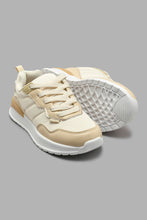 Load image into Gallery viewer, Redtag-Beige-Lace-Up-Sneaker-Sneakers-Senior-Girls-5 to 14 Years
