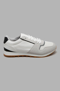 Redtag-White-Plain-Sneakers-Sneakers-Men's-