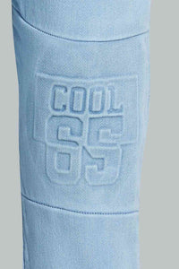 Redtag-Light-Wash-Embossed-Jogger-Jean-Jeans-Jogger-Fit-Boys-2 to 8 Years