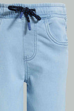 Load image into Gallery viewer, Redtag-Light-Wash-Embossed-Jogger-Jean-Jeans-Jogger-Fit-Boys-2 to 8 Years
