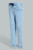 Redtag-Light-Wash-Embossed-Jogger-Jean-Jeans-Jogger-Fit-Boys-2 to 8 Years