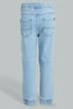 Redtag-Light-Wash-Embossed-Jogger-Jean-Jeans-Jogger-Fit-Boys-2 to 8 Years