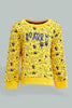 Redtag-Mustard-Roar-Printed-Sweatshirt-With-Track-Active-Jog-Set-Colour:Mustard,-Filter:Infant-Boys-(3-to-24-Mths),-Infant-Boys-Sets,-New-In,-New-In-INB,-Non-Sale,-Section:Kidswear,-W21B-Infant-Boys-3 to 24 Months