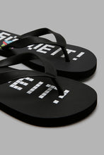 Load image into Gallery viewer, Redtag-Black-Printed-Flip-Flop-Flip-Flops-Men&#39;s-
