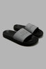 Redtag-Grey-Strap-Embossed-Slide-Sliders-Men's-