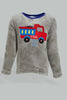 Redtag-Grey-And-Red-Fire-Car-Top-And-Bottom-Fluffy-Pj-Set-(2-Pack)-Colour:Grey,-Filter:Infant-Boys-(3-to-24-Mths),-Infant-Boys-Pyjama-Sets,-New-In,-New-In-INB,-Non-Sale,-Section:Kidswear,-W21B-Infant-Boys-3 to 24 Months