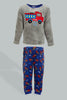 Redtag-Grey-And-Red-Fire-Car-Top-And-Bottom-Fluffy-Pj-Set-(2-Pack)-Colour:Grey,-Filter:Infant-Boys-(3-to-24-Mths),-Infant-Boys-Pyjama-Sets,-New-In,-New-In-INB,-Non-Sale,-Section:Kidswear,-W21B-Infant-Boys-3 to 24 Months