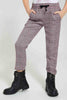 Redtag-Black-Check-Casual-Trouser-Trousers-Girls-2 to 8 Years