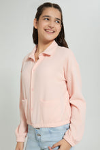 Load image into Gallery viewer, Redtag-Pink--Crop-Top-Shirt-Blouses-Senior-Girls-9 to 14 Years
