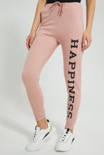 تنزيل الصورة على معرض الصور، Redtag-Grey-Jogger-Pant-W/-Graphic-Tape-Joggers-Women&#39;s-
