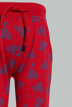 تنزيل الصورة على معرض الصور، Redtag-Red-Printed-Superman-Active-Pant-Joggers-Infant-Boys-3 to 24 Months
