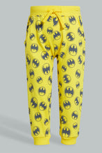 تنزيل الصورة على معرض الصور، Redtag-Mustard-Printed-Batman-Actve-Pant-Joggers-Infant-Boys-3 to 24 Months
