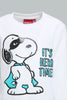 Redtag-White-Chest-Print-Snoopy-Sweatshirts-Sweatshirts-Infant-Boys-3 to 24 Months