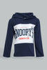 Redtag-Navy-Snoopy-Hoody-Tshirt-Long-Sleeves-Infant-Boys-3 to 24 Months