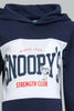 Redtag-Navy-Snoopy-Hoody-Tshirt-Long-Sleeves-Infant-Boys-3 to 24 Months