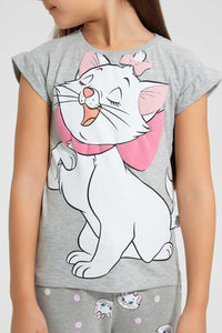 Redtag-Grey-Marie-Tee-Blouses-Girls-2 to 8 Years