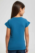Load image into Gallery viewer, Redtag-Navy-Minnie-Mouse-Tee-Blouses-Girls-2 to 8 Years
