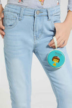 Load image into Gallery viewer, Redtag-Light-Wash-Jean-With-Accessories-Jeans-Slim-Fit-Girls-2 to 8 Years
