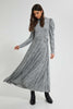 Redtag-Grey-Belted-Pleated-Skirt-Midi-Dress-Dresses-Women's-