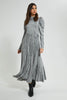 Redtag-Grey-Belted-Pleated-Skirt-Midi-Dress-Dresses-Women's-