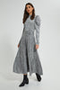Redtag-Grey-Belted-Pleated-Skirt-Midi-Dress-Dresses-Women's-