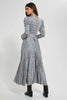 Redtag-Grey-Belted-Pleated-Skirt-Midi-Dress-Dresses-Women's-