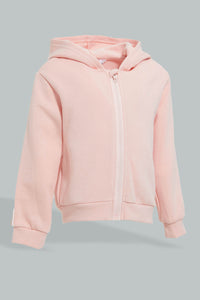 Redtag-Pink-Zipper-Jog-Suit-With-Side-Tape-Colour:Pink,-Filter:Infant-Girls-(3-to-24-Mths),-Infant-Girls-Sets,-New-In,-New-In-ING,-Non-Sale,-Section:Kidswear,-W21A-Infant-Girls-3 to 24 Months