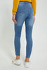 Redtag-Light-Blue-Skinny-High-Waist-Jean-With-Knee-Slit-Jeans-Skinny-Fit-Women's-