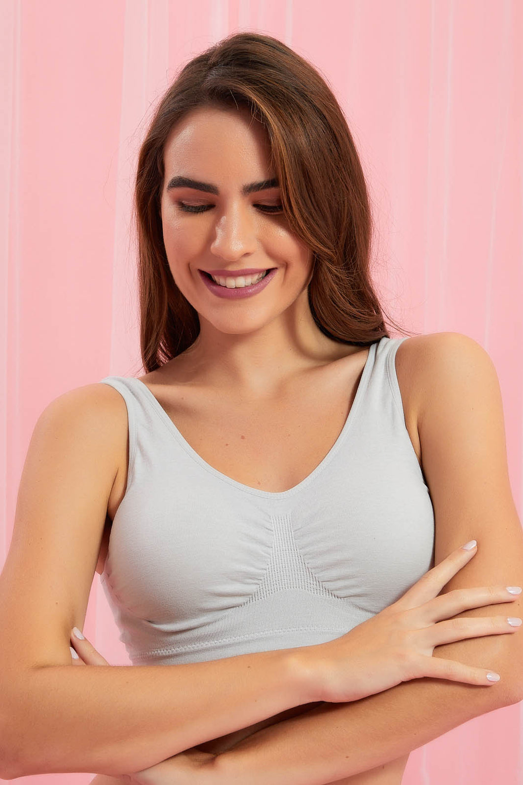 Redtag-Black/Grey-Melange-Plain-Padded-Comfort-Bra-(2-Pack)-Colour:Assorted,-Filter:Women's-Clothing,-New-In,-New-In-Women,-Non-Sale,-Section:Women,-W21B,-Women-Bras-Women's-