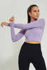 Lilac Long Sleeve Seamless T-Shirt