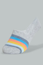 Load image into Gallery viewer, Redtag-Assorted-Stripe/Polka-Printed-Invisible-Socks(5-Pack)-Invisible-Women&#39;s-
