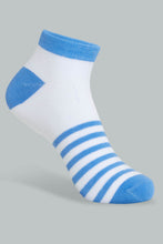 Load image into Gallery viewer, Redtag-Assorted-Stripe-Printed-Ankle-Socks-(5-Pack)-Ankle-Socks-Women&#39;s-
