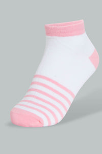 Redtag-Assorted-Stripe-Printed-Ankle-Socks-(5-Pack)-Ankle-Socks-Women's-